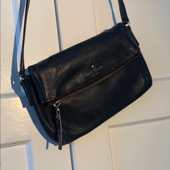 kate spade Handbags - Kate ♠️ Navy leather bag